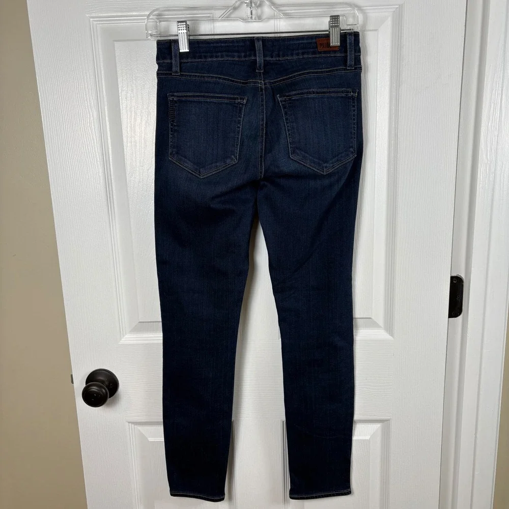 PAIGE Verdugo Ankle Jeans Women's 27 Dark Wash Slim Fit‎ Stretch Denim
